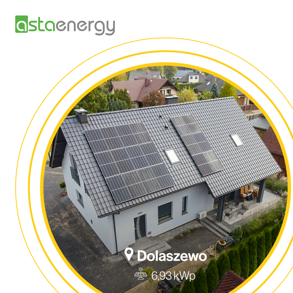 Instalacja fotowoltaiczna — Dolaszewo - 6,93