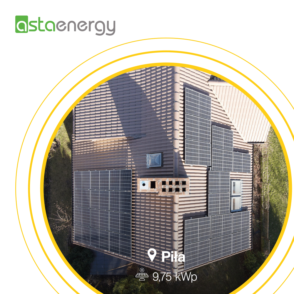 Realizacje - Fotowoltaika Piła, Złotów, Wałcz, Chodzież - ASTA-ENERGY