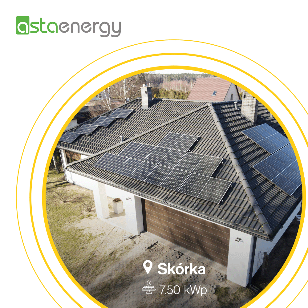 Instalacja fotowoltaiczna — Skórka 7,50