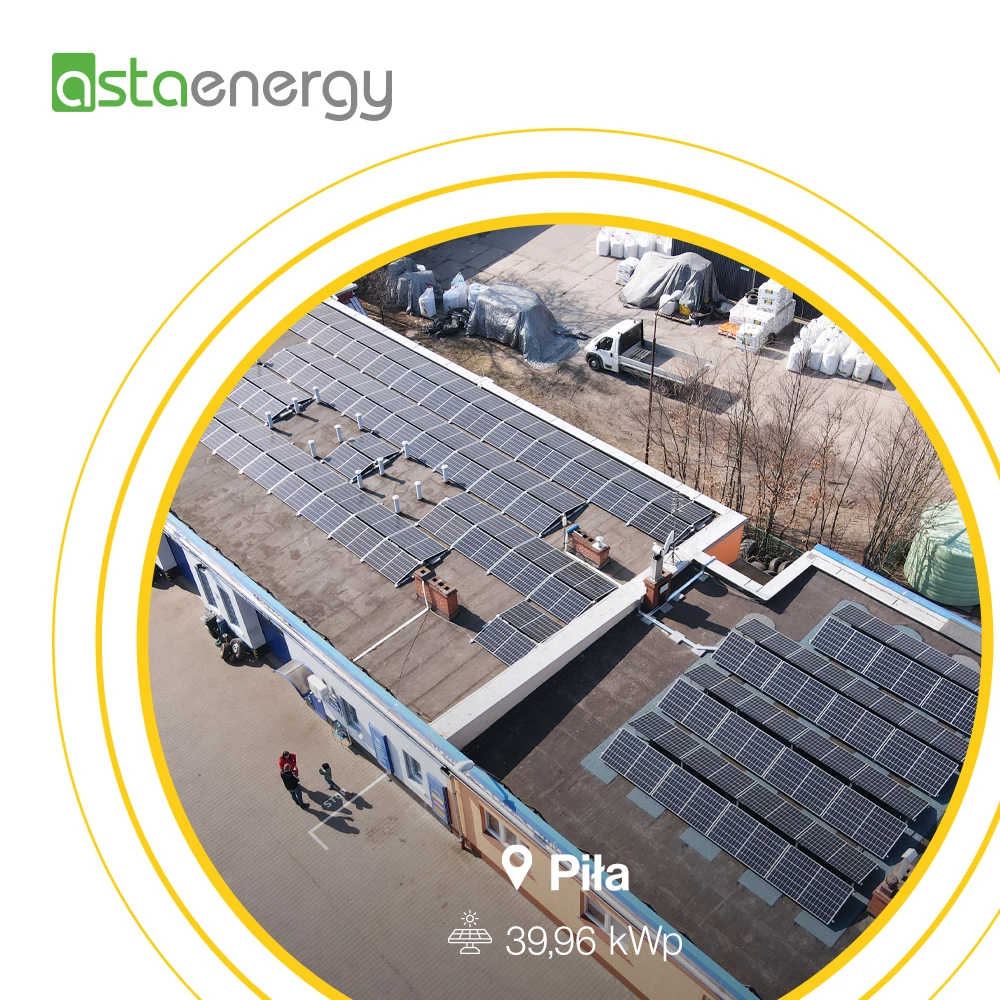 Instalacja fotowoltaiczna w Pile, 39,96 kWp