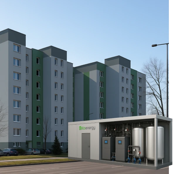Blok po termomodernizacji z dockiem energetycznym ASTA-ENERGY