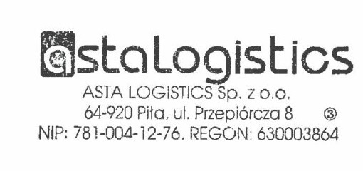 Logo firmy ASTA Logistics