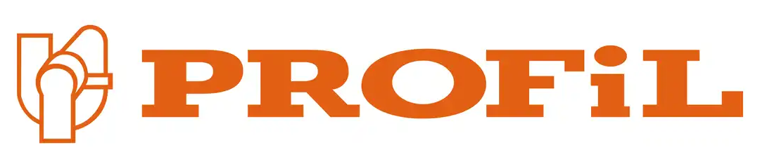 Logo firmy PROFIL — Wytwórnia Profili Budowlanych z PVC