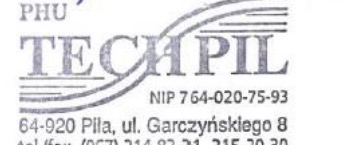 Logo firmy TECHPIL — Bogusław Schabowski
